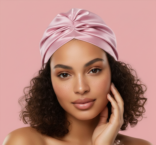 Mulberry Silk Pink Bonnet